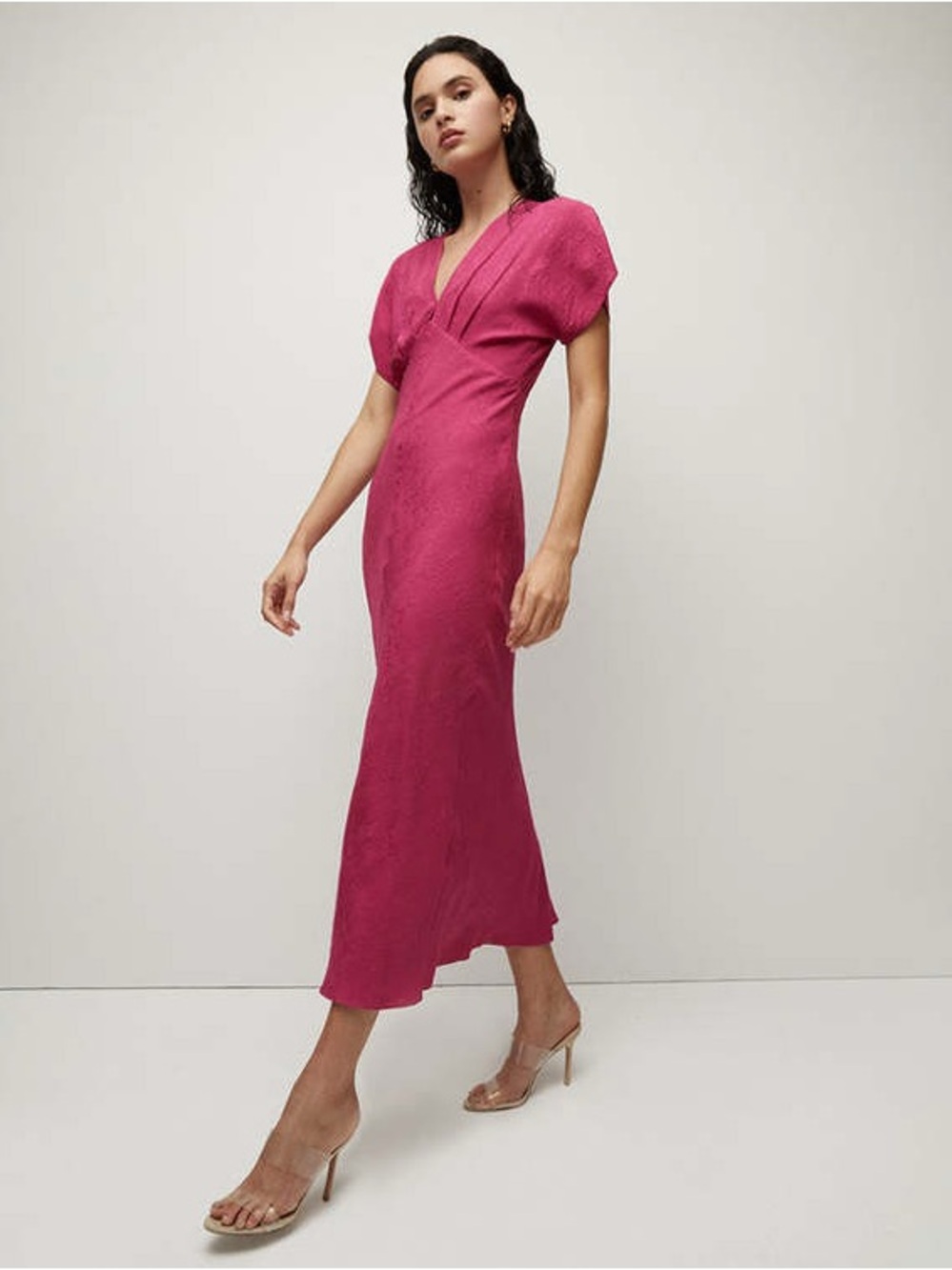 Veronica Beard Seymour Silk Dress in Wildberry Floral Size 6